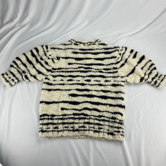 Ulla Johnson Black and White Striped Sweater - Picture 5 of 12